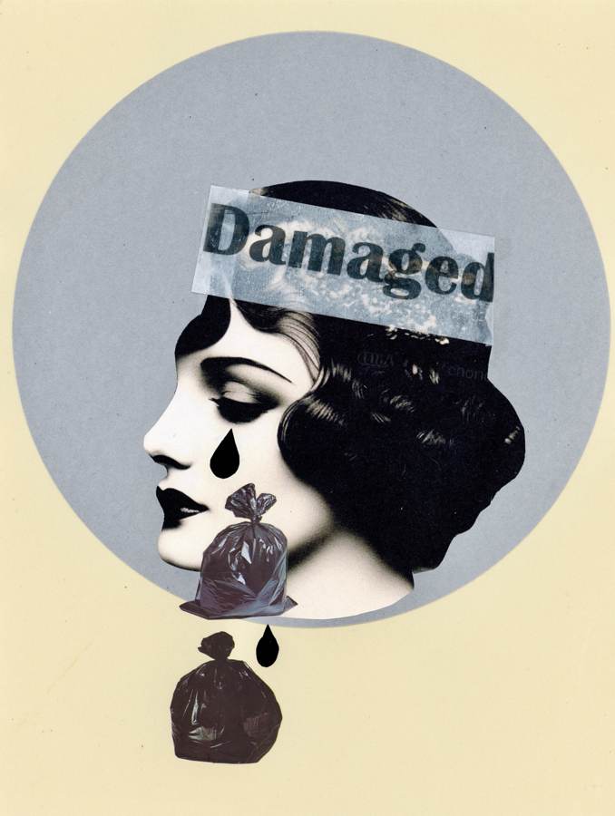 Womanhood collage by Narges Valibeigi