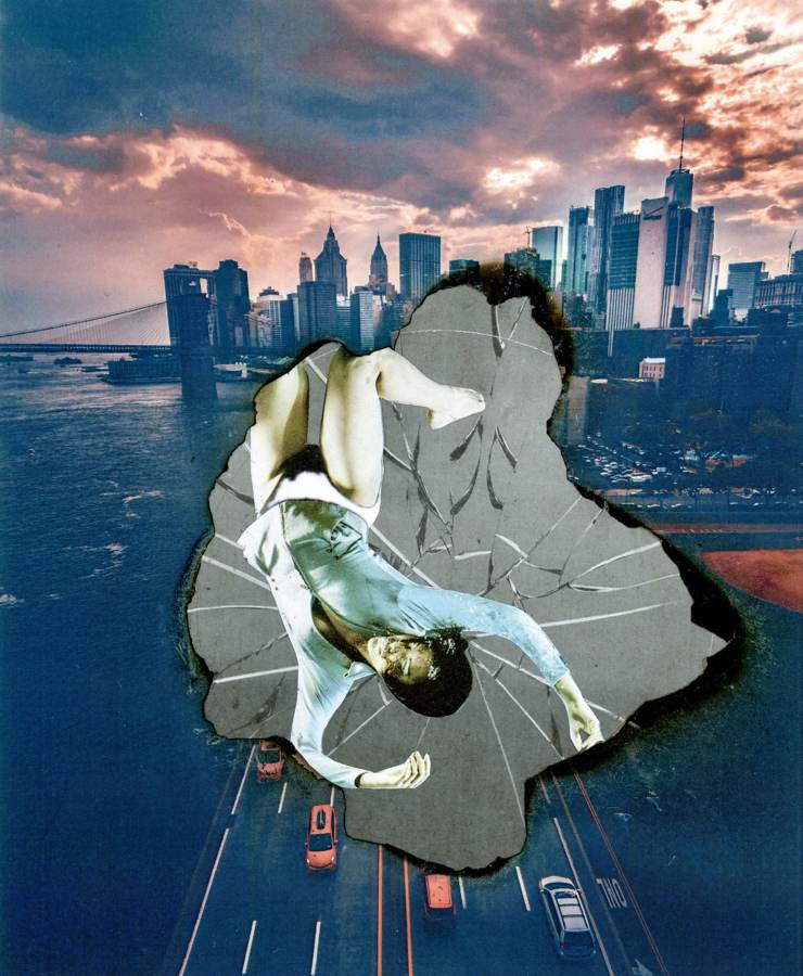 Womanhood collage by Narges Valibeigi