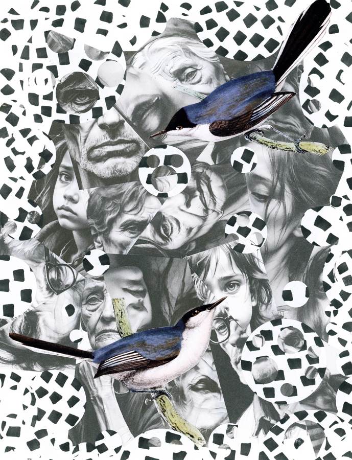 Mischief collage by Narges Valibeigi