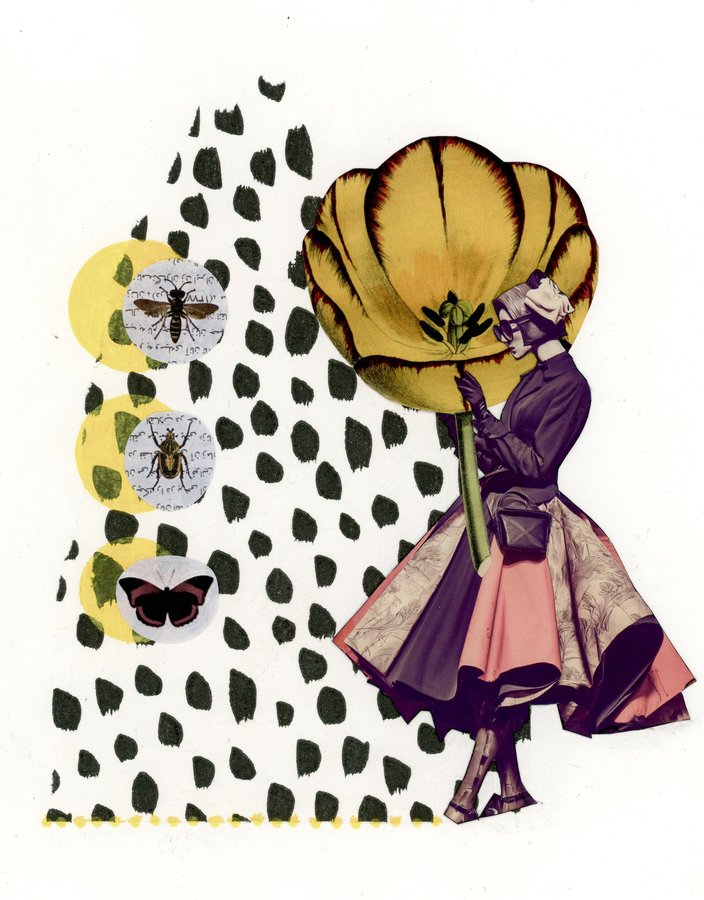 Mischief collage by Narges Valibeigi