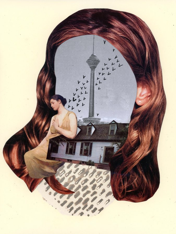 Mischief collage by Narges Valibeigi