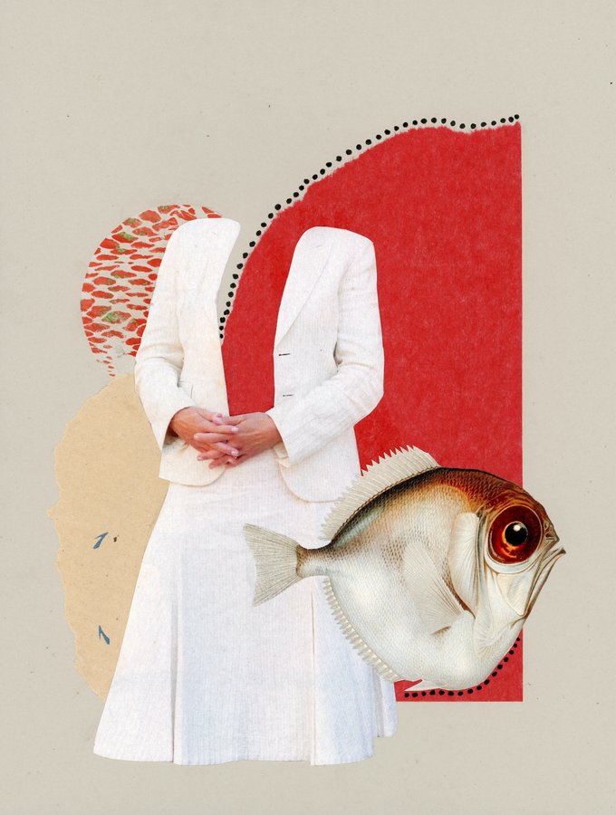 Mischief collage by Narges Valibeigi