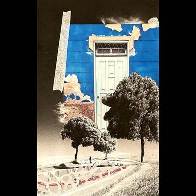 Losing the Roots collage by Narges Valibeigi