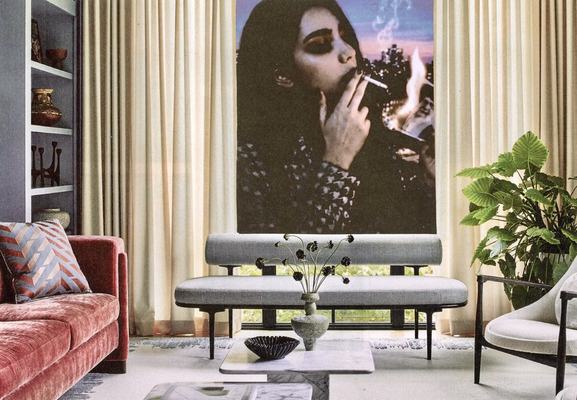 When It Comes to Your Leaving Room collage by Narges Valibeigi